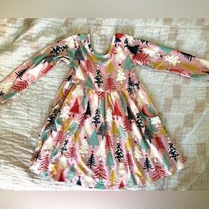 New Hanna Andersson pink holiday dress 3T